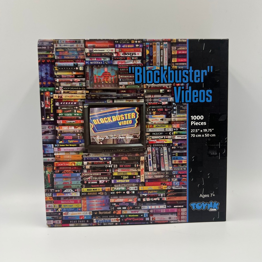 Blockbuster Era 1000-Piece Jigsaw Puzzle | Toynk Exclusive